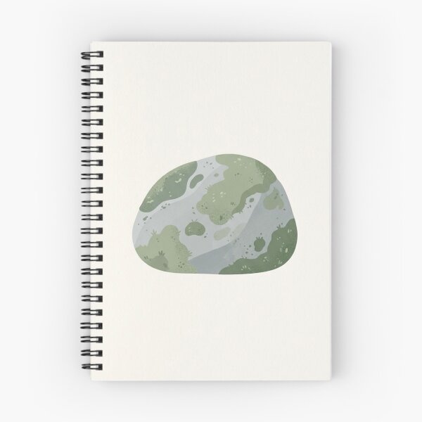 Item preview, Single Mossy Rock | Minimalist Sage and Grey Study designed and sold by Zaramodo.