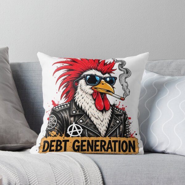 Item preview, Debt Generation Punk Rooster designed and sold by JanRizz.