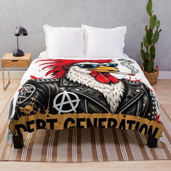 Item preview, Debt Generation Punk Rooster designed and sold by JanRizz.
