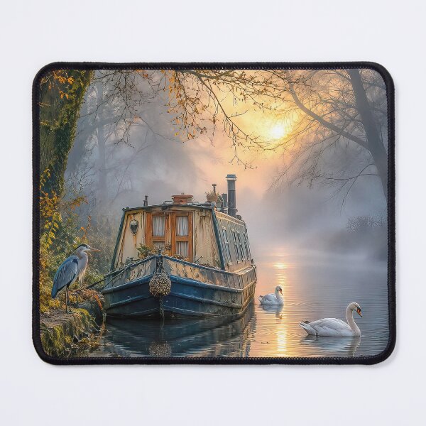 Item preview, Misty morning on the canal designed and sold by Brian Tarr.