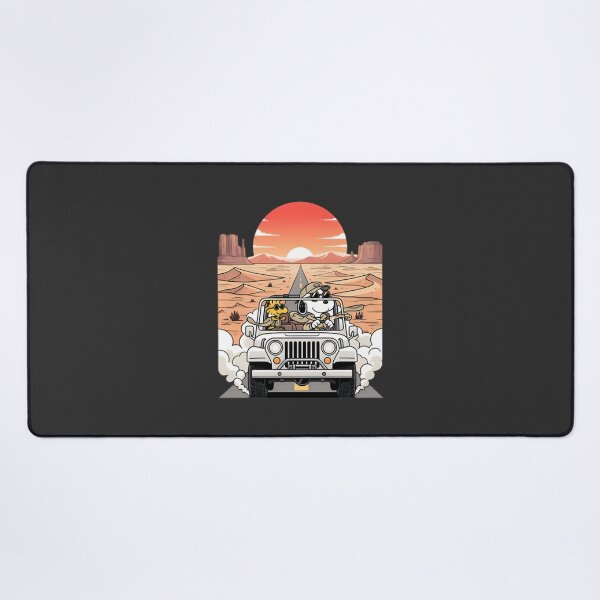 Item preview, Snoopy and Woodstock Desert Road Trip Adventure Illustration designed and sold by GladiuSeSport.