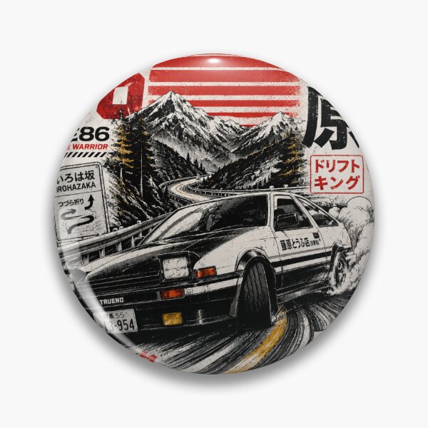 Item preview, Retro JDM Drift Racing Car Vintage 90s designed and sold by BeardWave.