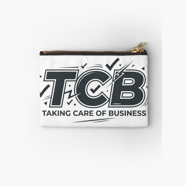 Item preview, TCB Taking Care of Business | Bold Motivational Typography designed and sold by Mathias Yakubu Design.