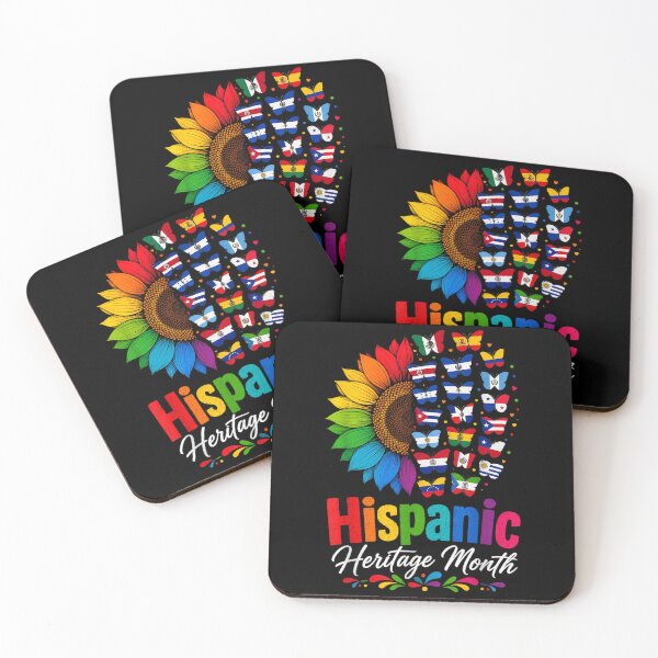 Item preview, Hispanic Heritage Month Sunflower Hispanic Countries Flags designed and sold by DunciOcukino.