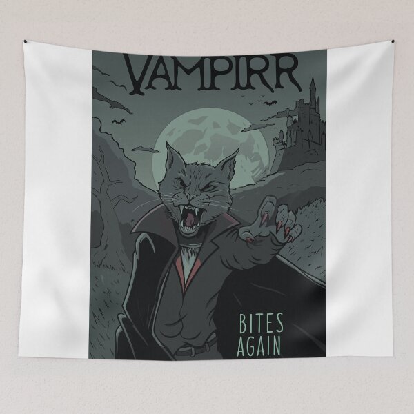 Item preview, Vampurr Bites Again. halloween cat. designed and sold by NPC-wear.