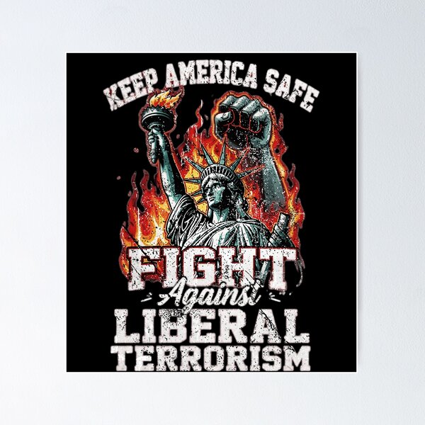 Item preview, Keep America Safe Statue Of Liberty Patriotic Flaming Freedom Design designed and sold by YasuoShop.
