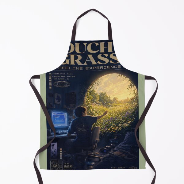 Item preview, Touch Grass – Y2K Digital Detox Experience designed and sold by Echo Trend Prints.