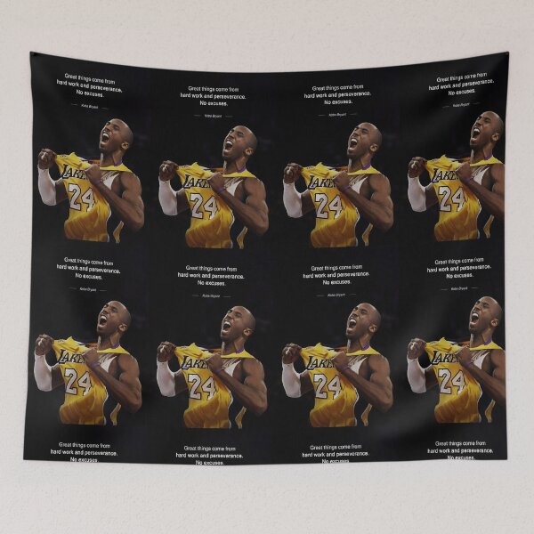 Item preview, Great Things Come From Hard Work and Perseverance No Excuses Kobe Bryant Inspiring Motivational Quotes and Sayings designed and sold by Matt_Smith.