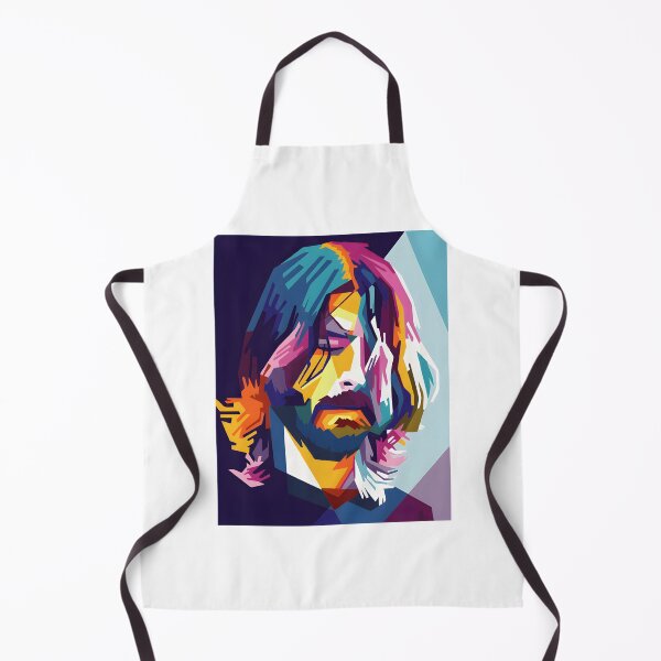 Item preview, Dave Grohl Inspired Rock Music Portrait Art Design designed and sold by AmrRaafatAssal.