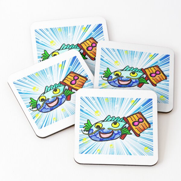 Item preview, Catfish Countdown 8 – Funny Colorful Fish Illustration designed and sold by NANTONAKU〜なんとなく〜.