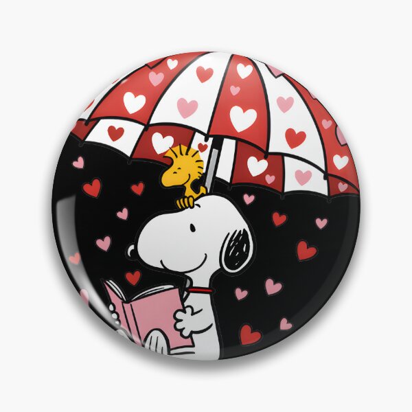 Item preview, Snoopy and Woodstock Valentine Umbrella Cute Romantic Design designed and sold by AudioGfx.