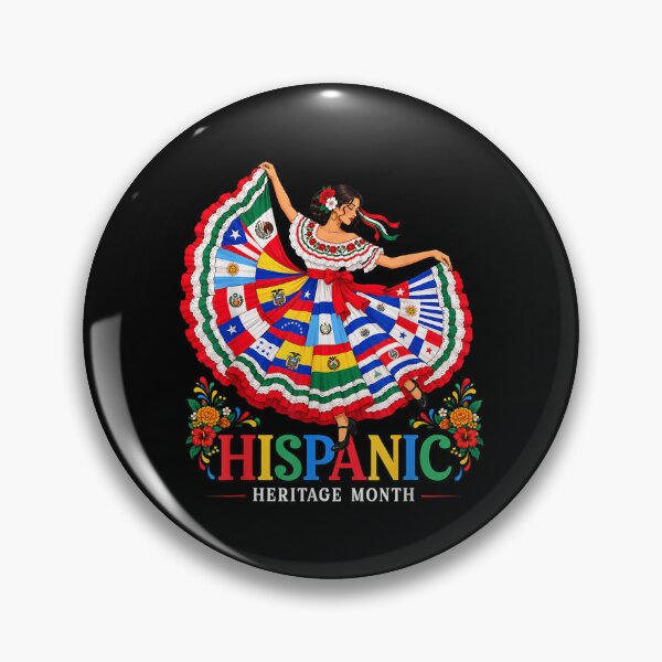 Item preview, Celebrate Hispanic Heritage Month Boho Floral Latino Women designed and sold by DunciOcukino.