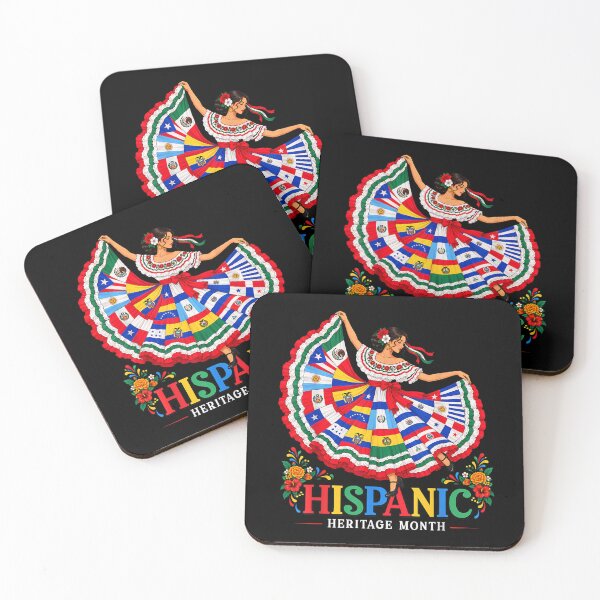 Item preview, Celebrate Hispanic Heritage Month Boho Floral Latino Women designed and sold by DunciOcukino.