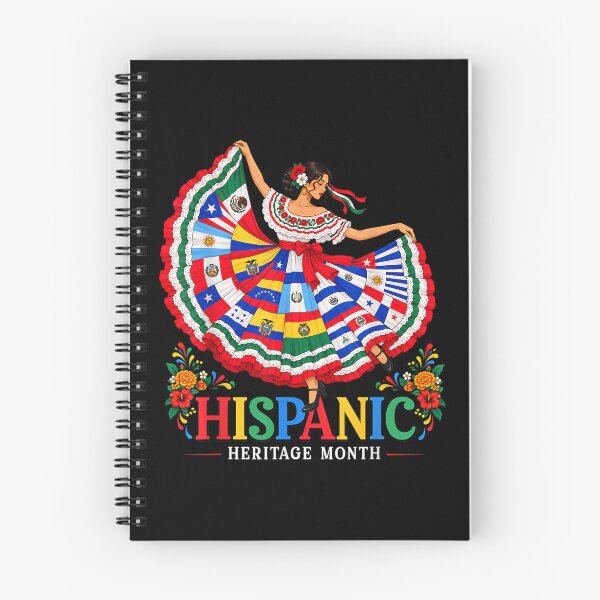 Item preview, Celebrate Hispanic Heritage Month Boho Floral Latino Women designed and sold by DunciOcukino.