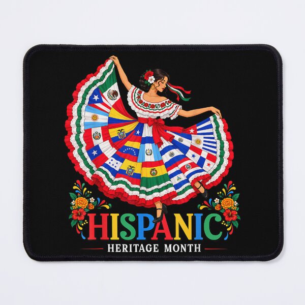 Item preview, Celebrate Hispanic Heritage Month Boho Floral Latino Women designed and sold by DunciOcukino.