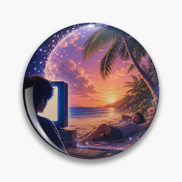 Item preview, AFK – Y2K Gaming Current Location Somewhere Else designed and sold by Echo Trend Prints.