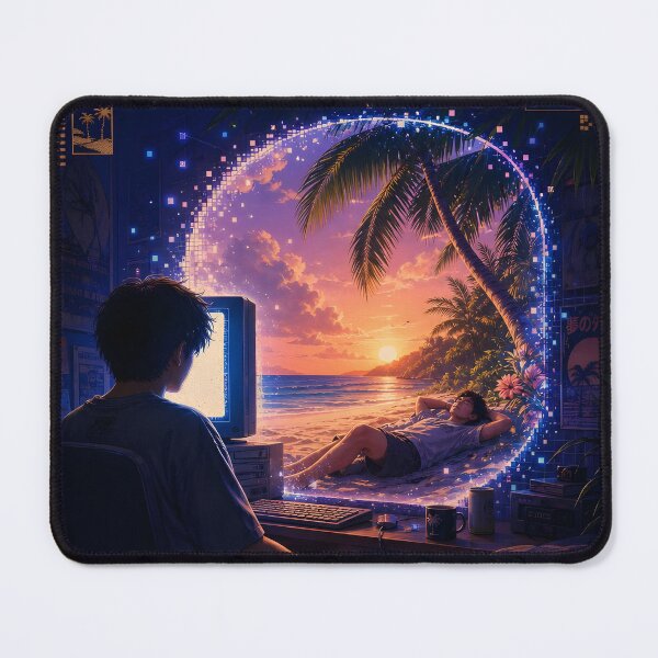 Item preview, AFK – Y2K Gaming Current Location Somewhere Else designed and sold by Echo Trend Prints.