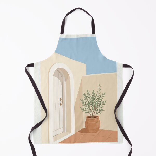 Item preview, Mediterranean Doorway Nook | Minimalist Architecture Print designed and sold by Zaramodo.