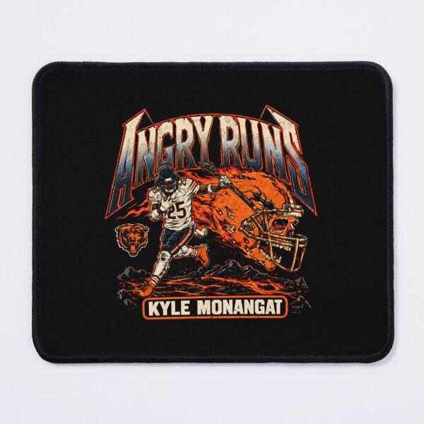 Item preview, Homage Chicago Bears NFL Kyle Monangai Angry Runs designed and sold by ReyeGonzales.