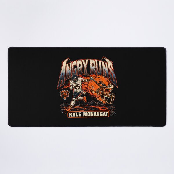 Item preview, Homage Chicago Bears NFL Kyle Monangai Angry Runs designed and sold by ReyeGonzales.