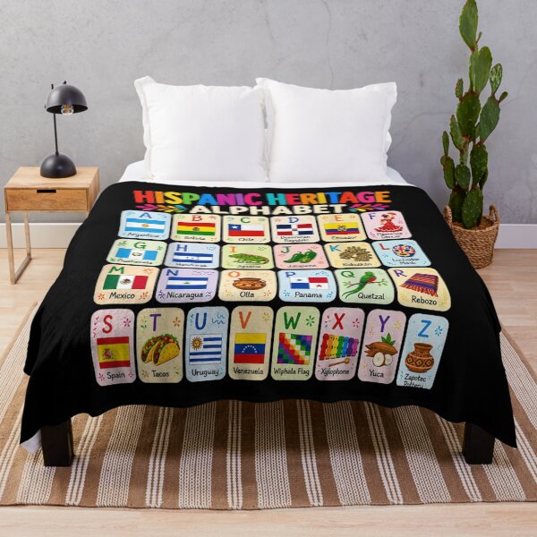 Item preview, Hispanic Heritage Month Alphabet Hispanic Latino Countries designed and sold by DunciOcukino.