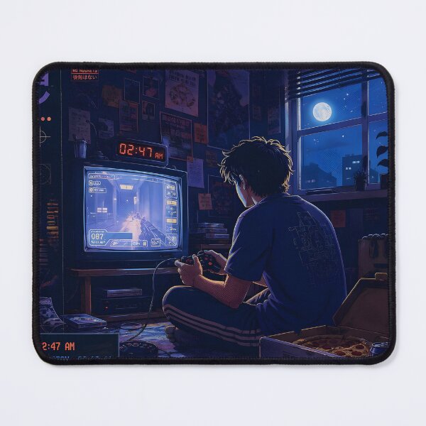 Item preview, One More Game – Retro Gaming Famous Last Words designed and sold by Echo Trend Prints.