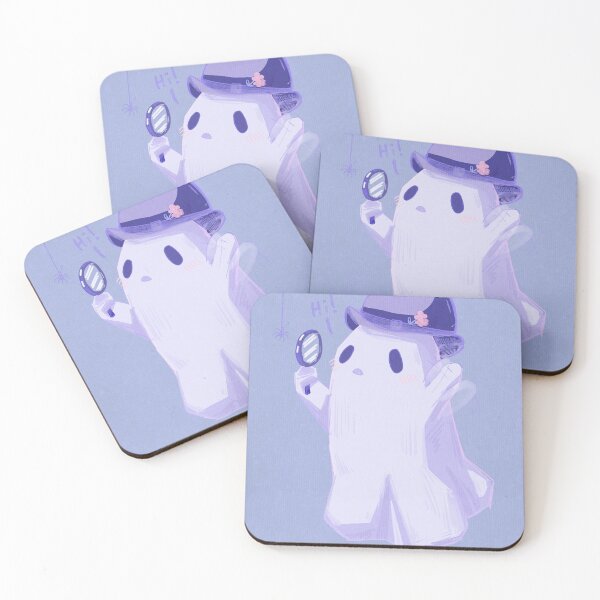 Item preview, Happy ghost and spider cute doodle designed and sold by LeelaLab.