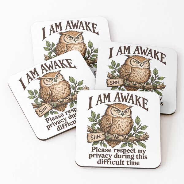 Item preview, I Am Awake, Please Respect My Privacy During This Difficult Time designed and sold by roni-harbor.