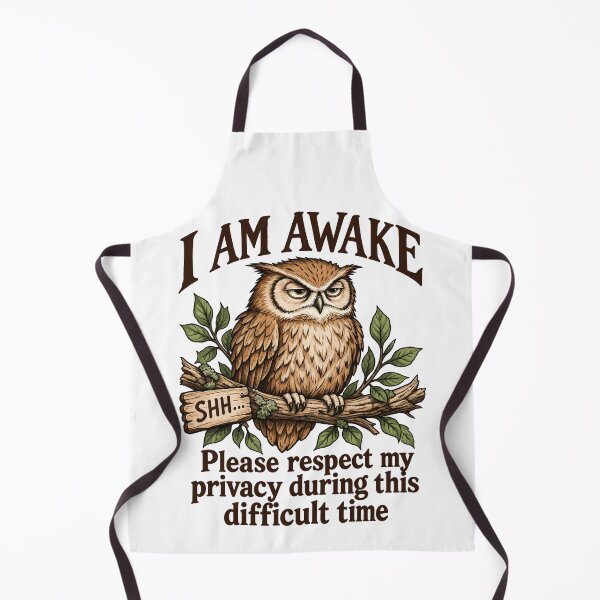 Item preview, I Am Awake, Please Respect My Privacy During This Difficult Time designed and sold by roni-harbor.