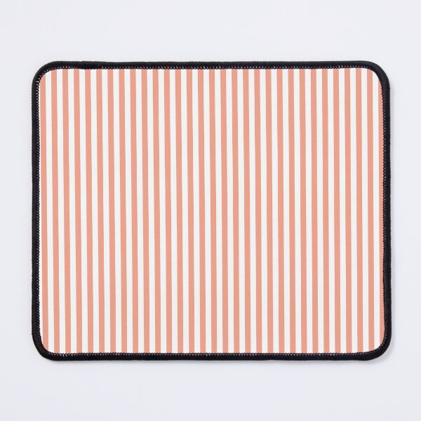 Item preview, Coral pink and white vertical stripes designed and sold by Karf ..
