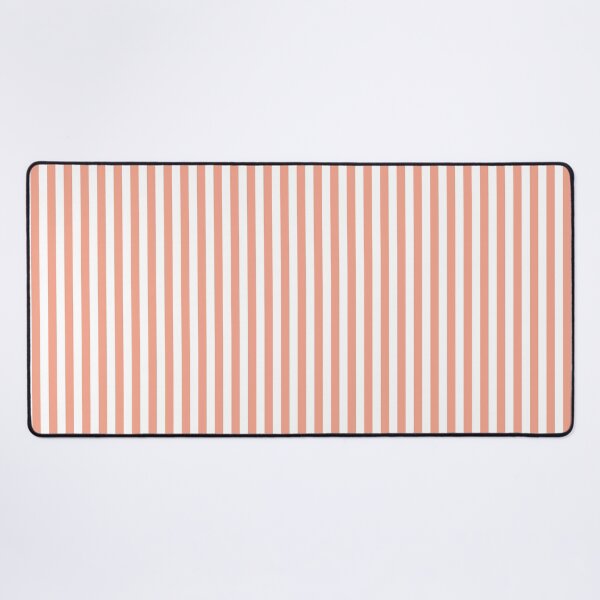 Item preview, Coral pink and white vertical stripes designed and sold by Karf ..