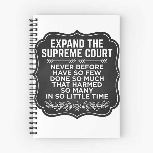 Item preview, Expand The Supreme Court Reform SCOTUS Judicial Accountability Chalkboard Typography Graphic    designed and sold by raedattia.