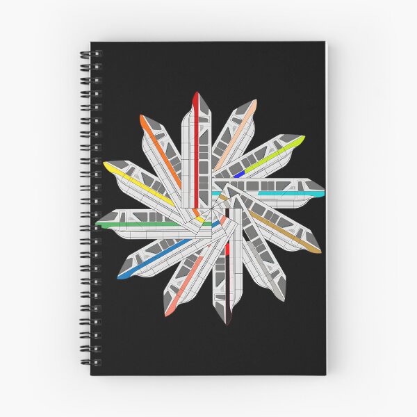 Item preview, Monorail Color Wheel Artistic Abstract Design for Modern Decor and Apparel designed and sold by ZipTop.