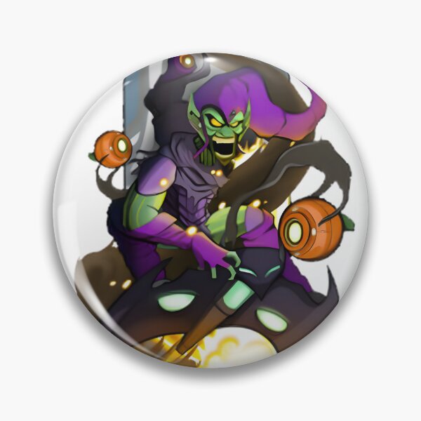Item preview, Green Goblin Inspired Fantasy Creature Illustration designed and sold by Stitchi Way.