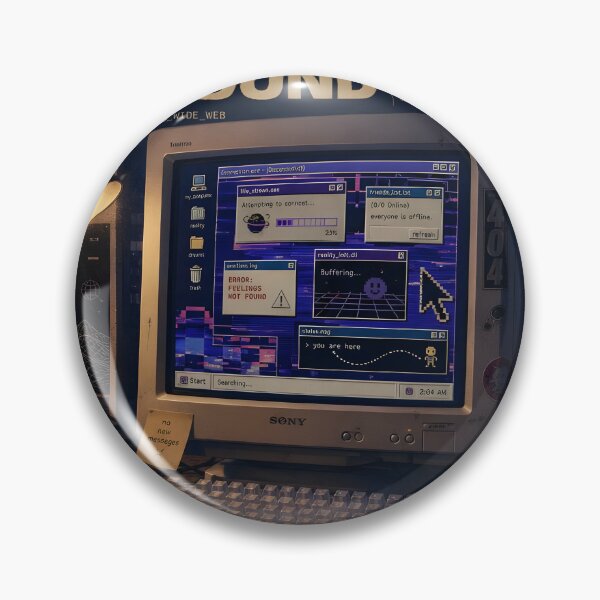 Item preview, 404 – Y2K Internet Social Life Not Found designed and sold by Echo Trend Prints.