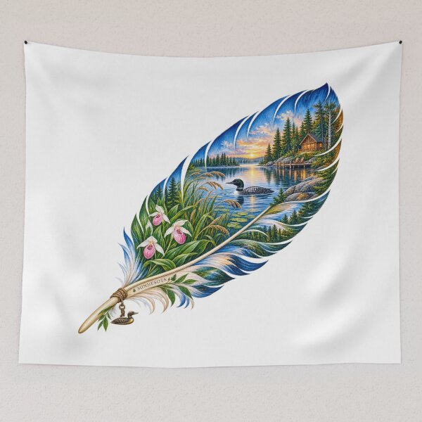 Item preview, Minnesota Northwoods Feather designed and sold by Whimspired By Paxx.