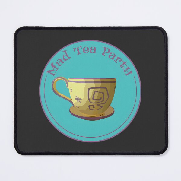 Item preview, Whimsical Mad Tea Party Ride Illustration with Colorful Teacups and Playful Characters designed and sold by ZipTop.