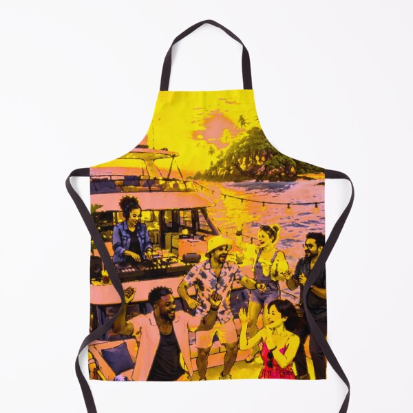Item preview, Summer Boat Party DJ Sunset Festival Vaporwave designed and sold by Edwere.