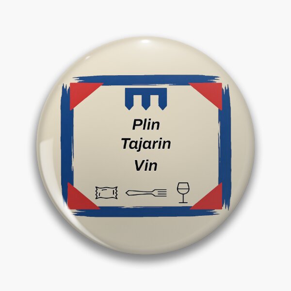 Item preview, Torino - Plin Tajarin Vin Piedmont Flag Badge designed and sold by Torinostalgia.