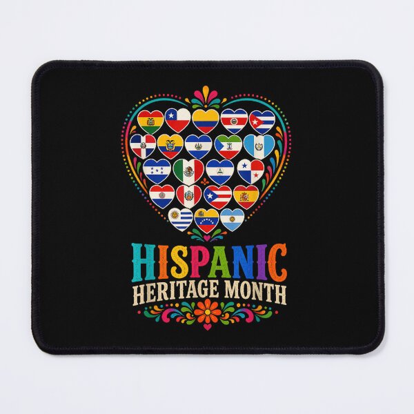 Item preview, Hispanic Heritage Month Hispanic Latino Countries Hearts designed and sold by DunciOcukino.