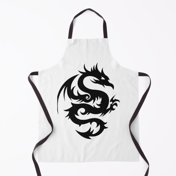 Item preview, Black Dragon Tattoo Design with Intricate Tribal Style designed and sold by laxxers.