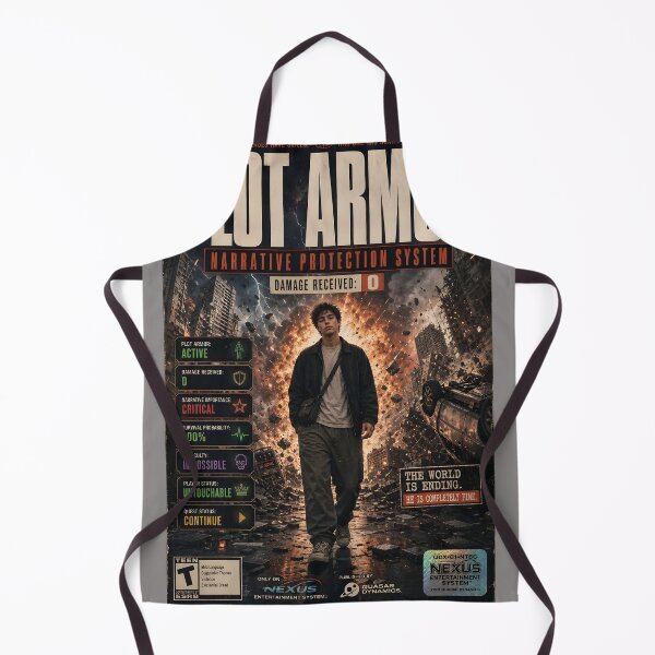 Item preview, Plot Armor – Retro Gaming Narrative Protection designed and sold by Echo Trend Prints.