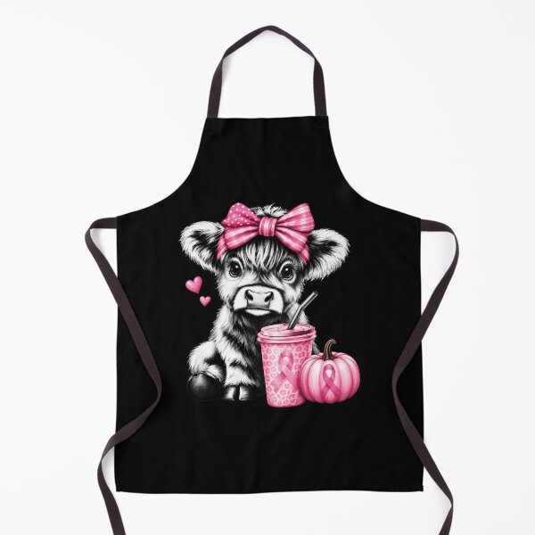 Item preview, Pink Ribbon Highland Cow Halloween designed and sold by ABD998.