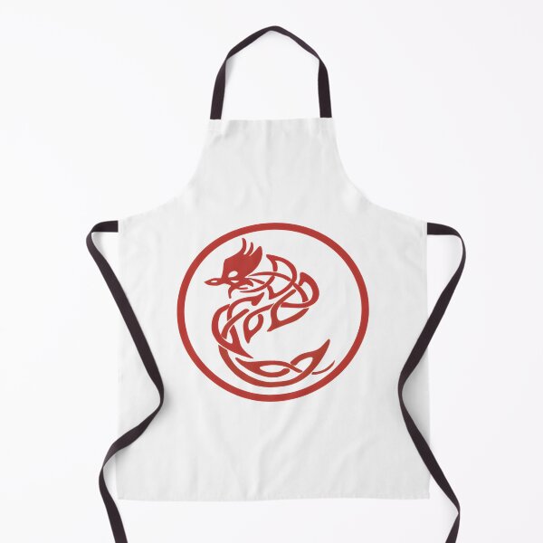 Item preview, Tattoo Style Red Dragon Artwork with Bold Lines and Intricate Details designed and sold by laxxers.