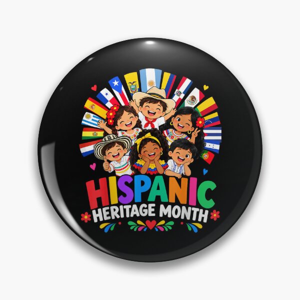 Artikelvorschau, Monat des hispanischen Erbes Flaggen lateinamerikanischer Länder Junge Mädchen Kinder entworfen und verkauft von DunciOcukino.
