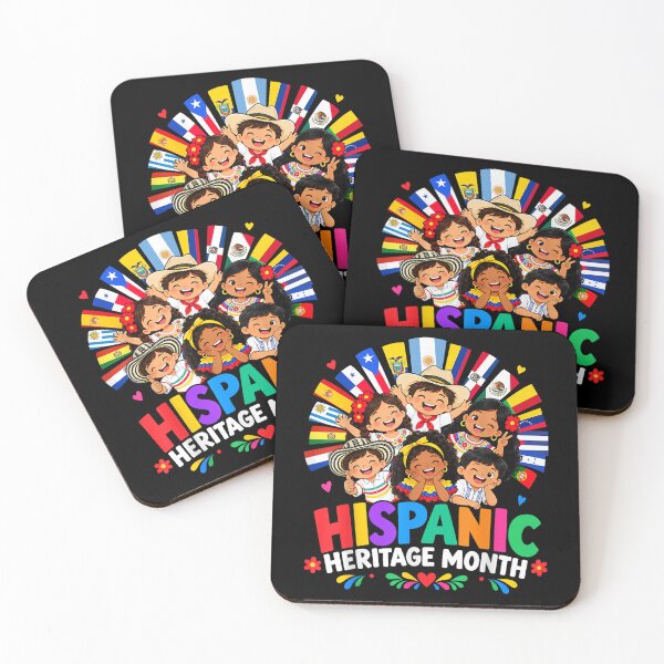 Item preview, Hispanic Heritage Month Latino Countries Flags Boy Girl Kids designed and sold by DunciOcukino.