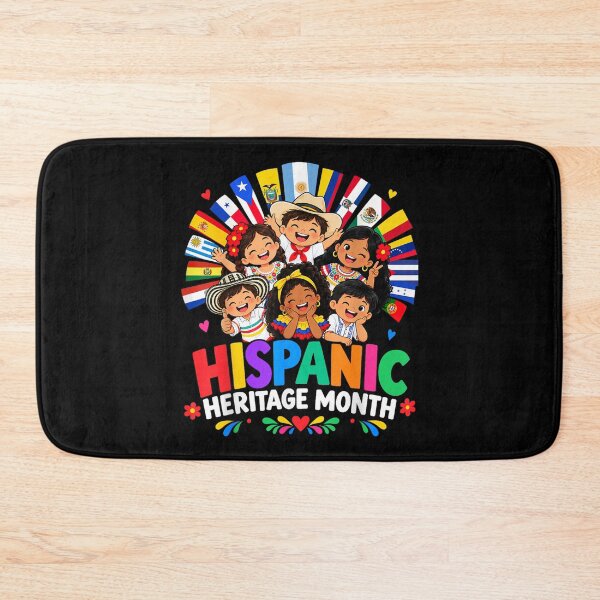 Item preview, Hispanic Heritage Month Latino Countries Flags Boy Girl Kids designed and sold by DunciOcukino.