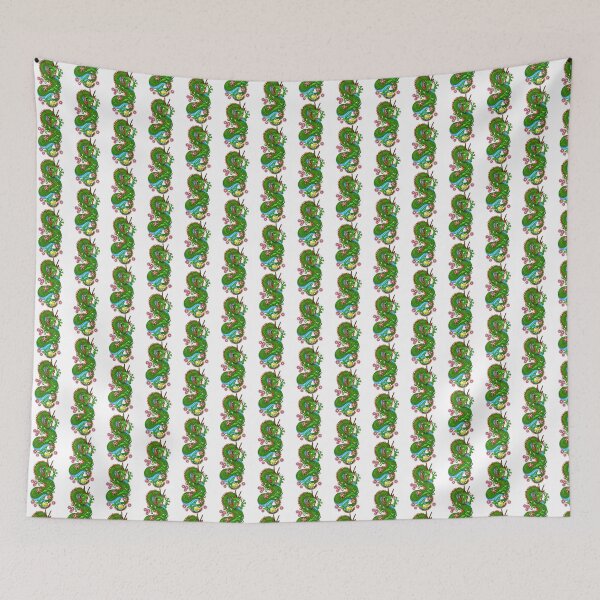 Item preview, Intricate Green Dragon Tattoo Art Pattern with Tribal and Fantasy Elements designed and sold by laxxers.