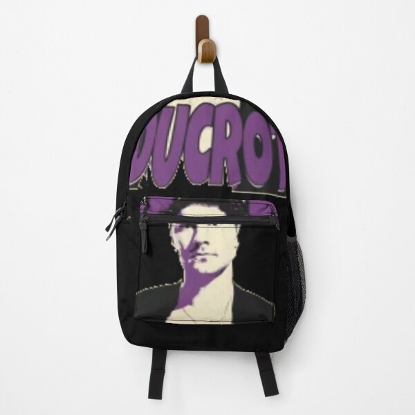 Item preview, Indie Pop Musician Halftone Portrait Bold Purple Lettering designed and sold by PeterKoeni.