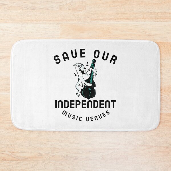 Item preview, save our independent music venues double bass. designed and sold by Ferrerousseau.